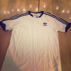 Adidas top shirt, crew neck and windbreaker lot
